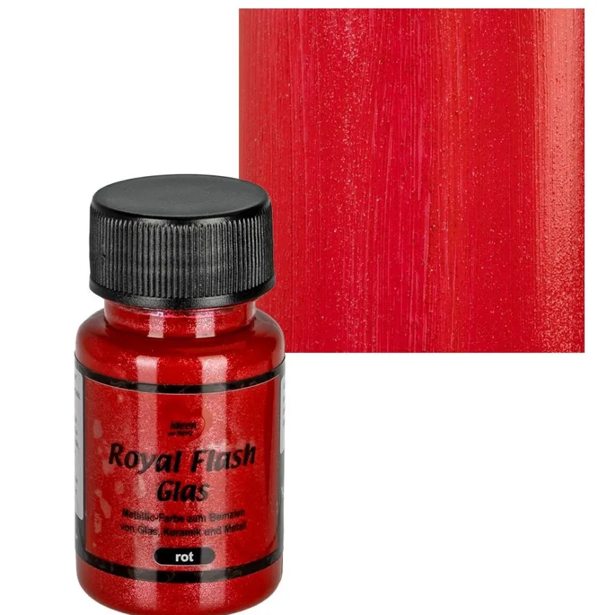 Royal Flash Glas, rot, 50ml