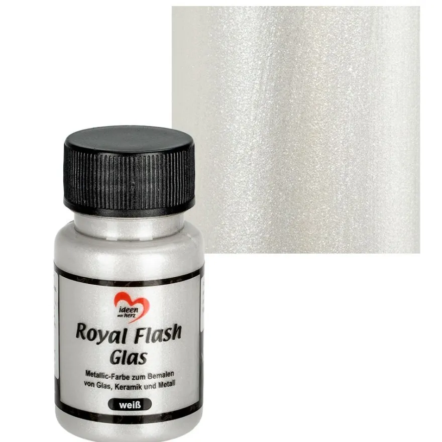 Royal Flash Glas, weiß, 50ml