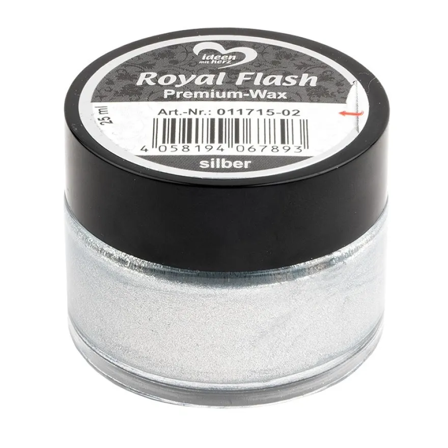 Royal Flash, Premium-Wax, silber, 25ml