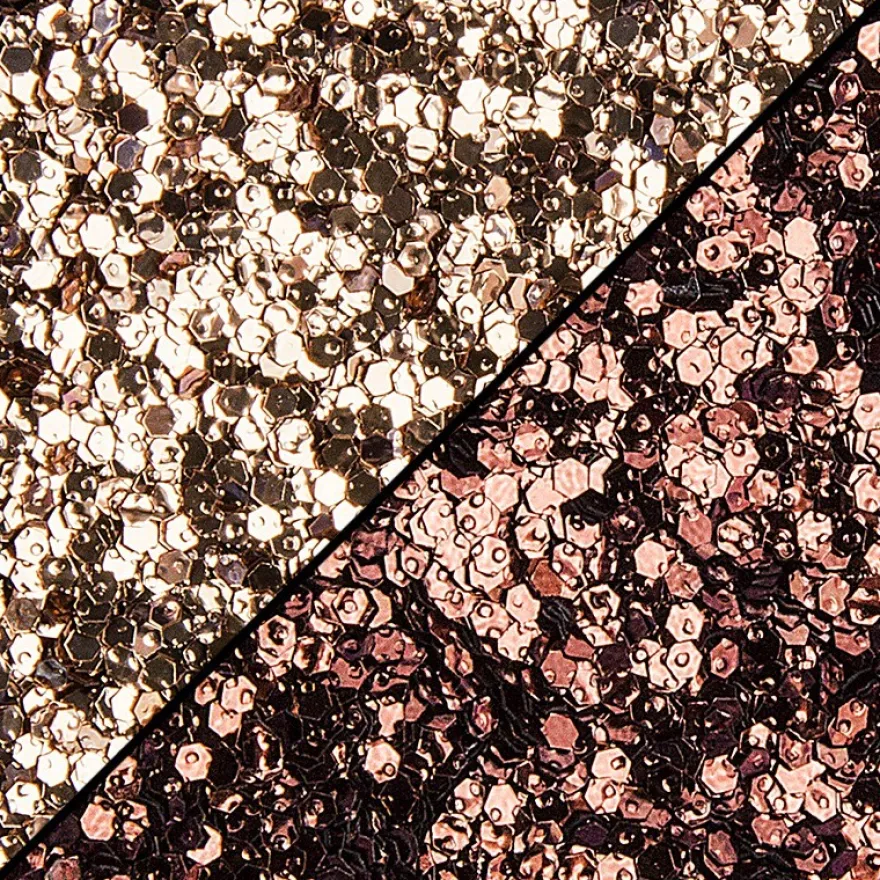 Royal-Glitzer, Streu-Deko, geprägt, 15g, braun & gold