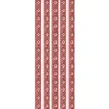 Royal-Schmuck, 5 selbstklebende Bordüren, 29 cm, rot