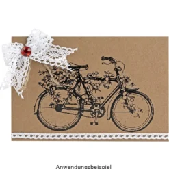Rubbel-Transferbogen, Landschaft & Blumen, 10x30cm, 10 Stück