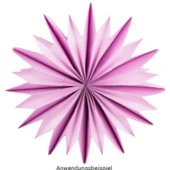 Schablone Falt-Blume "Flora 1", 8 verschiedene Blütenspitzen, inkl. Anleitung