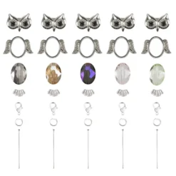 Schmuck-Anhänger Eulen 4, 3,5cm, 5 verschiedene Designs