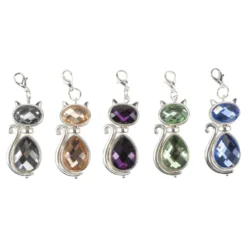 Schmuck-Anhänger Katzen 1, 4,3cm, 5 verschiedene Designs