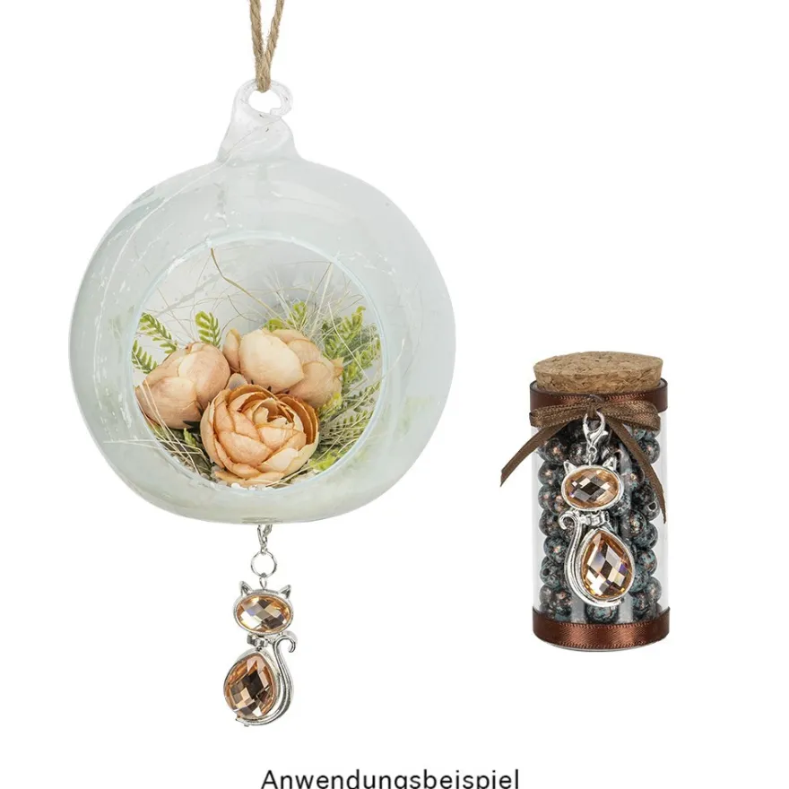 Schmuck-Anhänger Katzen 1, 4,3cm, 5 verschiedene Designs