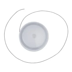 Schmuckband, elastisch, Ø 0,8mm, 20m, schwarz