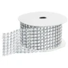 Schmucknetz-Band, 4,3cm breit, 1,5m lang, silber