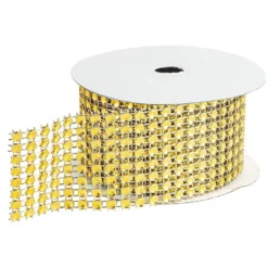 Schmucknetz-Band, 4,3cm breit, 1,5m lang, gold