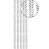 Schmuckstein-Bordüren Felia, selbstklebend, facettiert, 29cm, transparent-irisierend