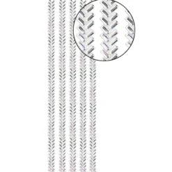 Schmuckstein-Bordüren Felia, selbstklebend, facettiert, 29cm, transparent-irisierend