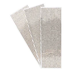 Schmuckstein-Bordüren, metallic, 10cm x 30cm, verschiedene Größen, facettiert, taupe, 3 Bogen