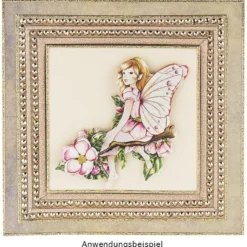 Schmuckstein-Bordüren, Metallic, Ø 4mm, selbstklebend, facettiert, verschiedene Farben, 5 Stück