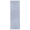 Schmuckstein-Bordüren Mira, selbstklebend, facettiert, 29cm, blau-irisierend