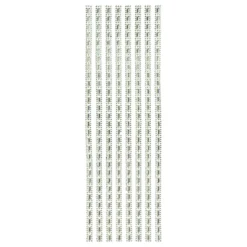 Schmuckstein-Bordüren Mira, selbstklebend, facettiert, 29cm, hellgrün-irisierend