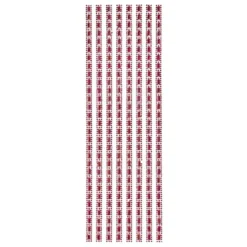 Schmuckstein-Bordüren Mira, selbstklebend, facettiert, 29cm, rot-irisierend