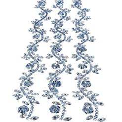Schmuckstein-Bordüren, Rosen, selbstklebend. 5 Farben, 5 Bogen