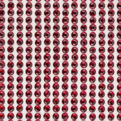 Schmuckstein-Bordüren, rund: Ø 3mm, Ø 4mm ,Ø 5mm, selbstklebend, facettiert, rot, 3 Bogen