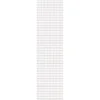 Schmuckstein-Bordüren, selbstklebend, facettiert, irisierend, 29cm, Rauten, weiß