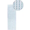 Schmuckstein-Bordüren, selbstklebend, facettiert, irisierend, Quadrate 6 x 6 mm, 29 cm, hellblau
