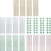 Schmucksteine, 10cm x 30cm, selbstklebend, verschiedene Designs, 20 Bogen, B-Ware