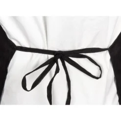 Schürze, Baumwolle, 65cm x 99cm, schwarz