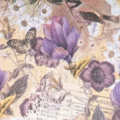 Selbstklebende Stoffe, Blumen 1, DIN A4, verschiedene Designs, 10 Stück