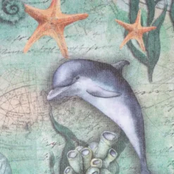 Selbstklebende Stoffe, Maritim, DIN A4, verschiedene Designs, 10 Stück