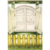 Sichtfolien-Grußkarten "Fenster 1", 11,5cm x 16,5cm, inkl. Einleger & Umschläge, 40-teili