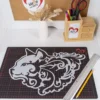 Silhouetten-Laser-Schablone, 29cm x 39cm, Katze
