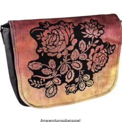 Silhouetten-Laser-Schablone, 33cm x 29cm, Rose