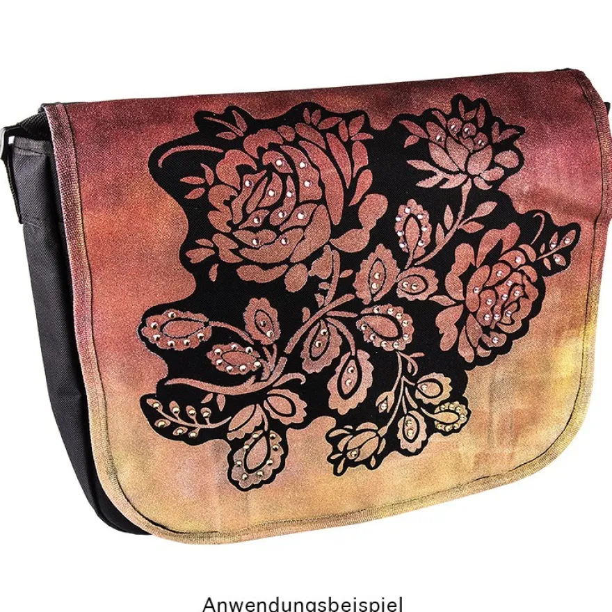 Silhouetten-Laser-Schablone, 33cm x 29cm, Rose
