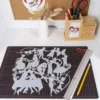 Silhouetten-Laser-Schablone, 28cm x 28cm, Romantik