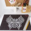 Silhouetten-Laser-Schablone, 28cm x 30cm, Schmetterling 2