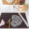 Silhouetten-Laser-Schablone, 22,5cm, Rosenherz