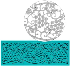 Silikon-Dekormatte, Design 19, 18,7cm x 6,9cm x 0,3cm