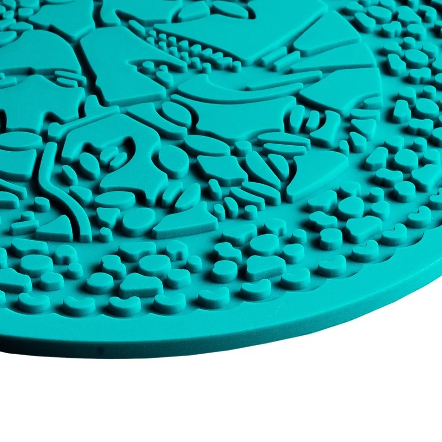 Silikon-Dekormatte, Design 25, Ø 12,7cm x 0,3cm