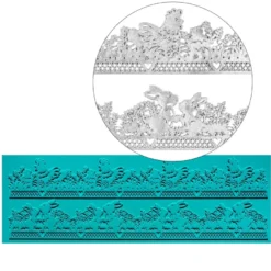 Silikon-Dekormatte, Design 43, 29,9cm x 9,9cm x 0,2cm