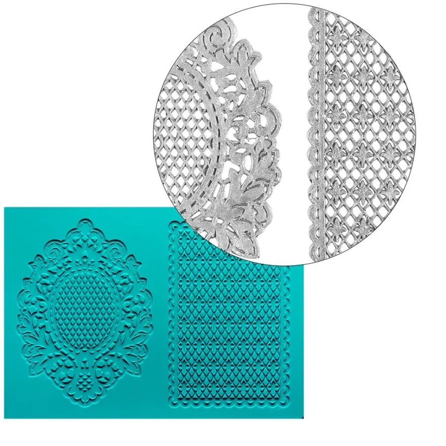 Silikon-Dekormatte, Design 31, 21cm x 15cm x 0,2cm