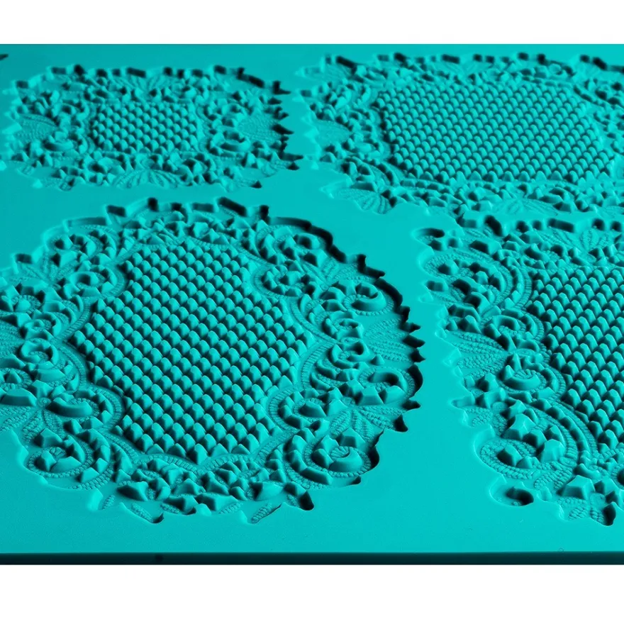 Silikon-Dekormatte, Design 39, 21cm x 15cm x 0,2cm