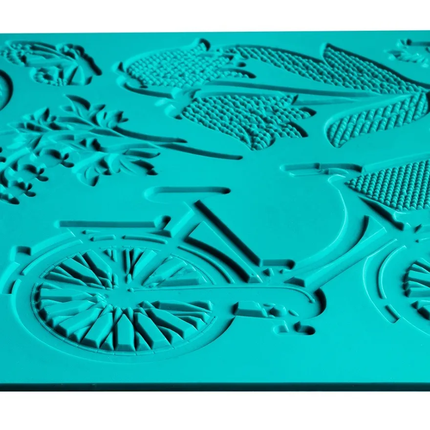 Silikon-Dekormatte, Design 34, 21cm x 15cm x 0,2cm