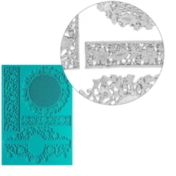 Silikon-Dekormatte, Design 40, 21cm x 15cm x 0,2cm