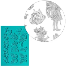 Silikon-Dekormatte, Design 32, 21cm x 15cm x 0,2cm