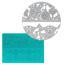 Silikon-Dekormatte, Design 57, 21cm x 15cm x 0,2cm