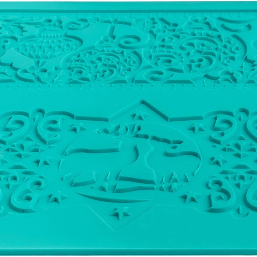 Silikon-Dekormatte, Design 57, 21cm x 15cm x 0,2cm