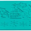 Silikon-Dekormatte, Design 59, 30cm x 10cm x 0,2cm