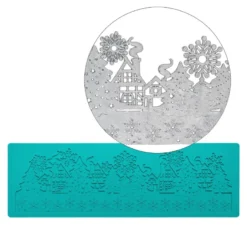 Silikon-Dekormatte, Design 59, 30cm x 10cm x 0,2cm