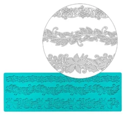 Silikon-Dekormatte, Design 48, 30cm x 10cm x 0,2cm
