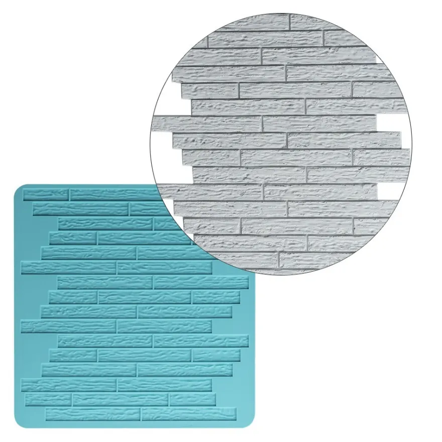 Silikon-Dekormatte, Design 78, 15,3cmx 15,3cm x 0,4cm, Wandfläche