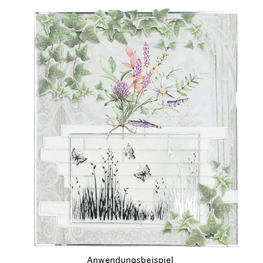 Silikon-Dekormatte, Design 78, 15,3cmx 15,3cm x 0,4cm, Wandfläche